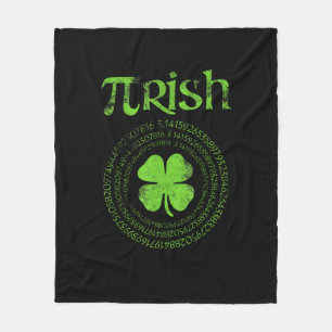 Ierse Wiskunde leraar Shamrock St Patricks Da Fleece Deken