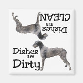 Ierse Wolfhound Vaatwasser Magnet Magneet (Voorkant)