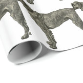 Ierse wolfshond cadeaupapier (Rol Hoek)