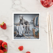 Ierse Wolfshond Strijkkleding Servet (Insitu)