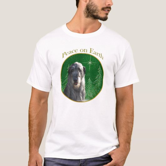 Ierse wolfshond vrede t-shirt (Voorkant)