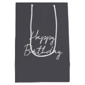 Ierse Wolfshond Zakenman Praat Op een Telefoon Medium Cadeauzakje (Achterkant)