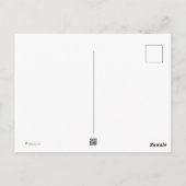 Ierse Wolfshonden rennen in de sneeuw Briefkaart (Achterkant)