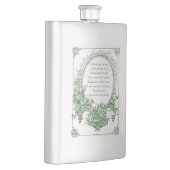 Ierse zegen in gegraveerd bloemig Lijst Flacon (Rechts)