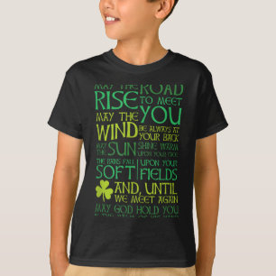 Ierse Zegen Moge De Weg Voor Je Opstijgen T-shirt