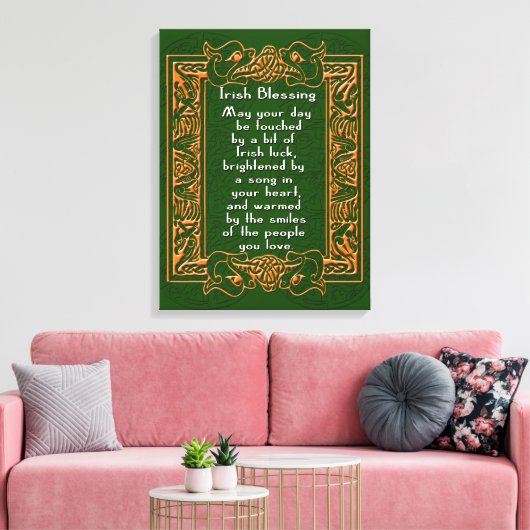 IERSE ZEGEN op Canvas Print (Insitu (Woonkamer))