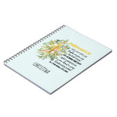 Ierse Zegen voor Peetdochter Tiener of Kind Genoem Notitieboek (Linkerzijde)