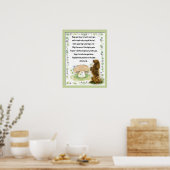 Ierse zegening van de honden poster (Keuken)