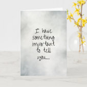 Iets belangrijks Kaart (Gele Bloem)