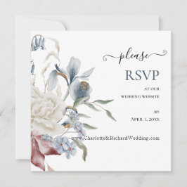 IETS BLAUW, Bruiloft Website RSVP