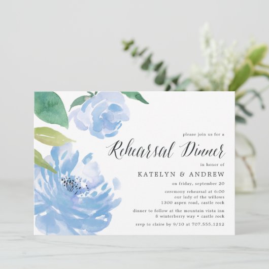 Iets blauw | Pleitzitting Kaart (Staand voorkant)