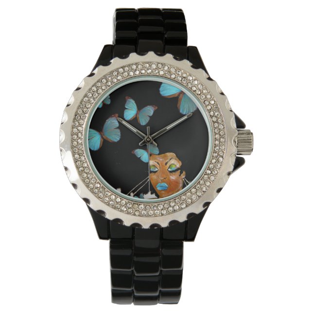 Iets blauw volgen horloge (Voorkant)