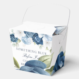 Iets Blauw voor mijn Bloemige Bruidsdouche Bedankdoosjes
