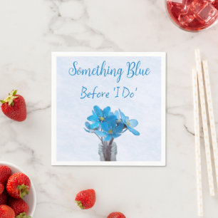 Iets Blauw voor Mijn Bruiloft Servet