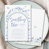 Iets blauw voordat ik Arch Vrijgezellenfeest doe Kaart