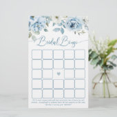 Iets Blauw voordat ik Bridal bingo spel (Staand voorkant)