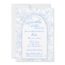 Iets blauw voordat ik de uitnodiging doe