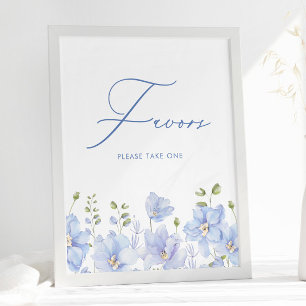 Iets blauw voordat ik doe is gunstig voor het Vrij Poster