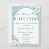 Iets blauw voordat ik Vrijgezellenfeest doe Kaart (Voorkant)