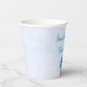 Iets blauw voordat ik Vrijgezellenfeest doe Papieren Bekers (Rechts)