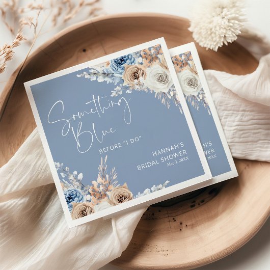 Iets blauw voordat ik Vrijgezellenfeest doe Servet