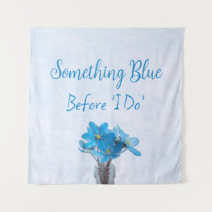 Iets blauw voordat ik Vrijgezellenfeest doe Wandkleed
