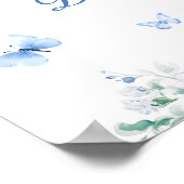 Iets blauw voordat ik Vrijgezellenfeest welkom Poster (Hoek)