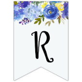 Iets blauw Vrijgezellenfeest banner Waterverf (Derde vlag)