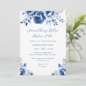 Iets blauw Vrijgezellenfeest Kaart (Staand voorkant)