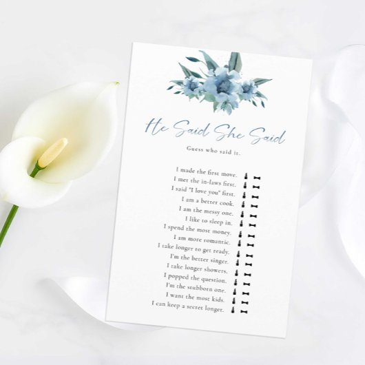 Iets blauw Vrijgezellenfeest zei ze