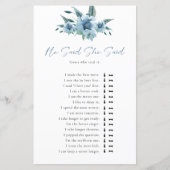 Iets blauw Vrijgezellenfeest zei ze (Voorkant)