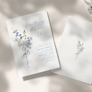 Iets blauw Wildflower boeket Vrijgezellenfeest Kaart