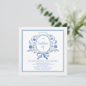 Iets blauwe uitnodiging (Staand voorkant)