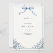 Iets Blauws Bloemens Save the Date