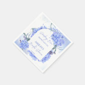 Iets blauws elegante bruids douche  servet (Hoek)