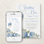 Iets Blue Hydrangea Vrijgezellenfeest Kaart