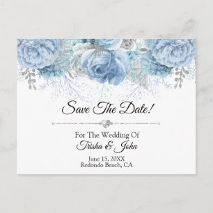 Iets Blue Wedding Collectie Briefkaart