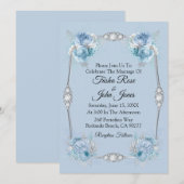 Iets Blue Wedding Collectie Kaart (Voorkant / Achterkant)