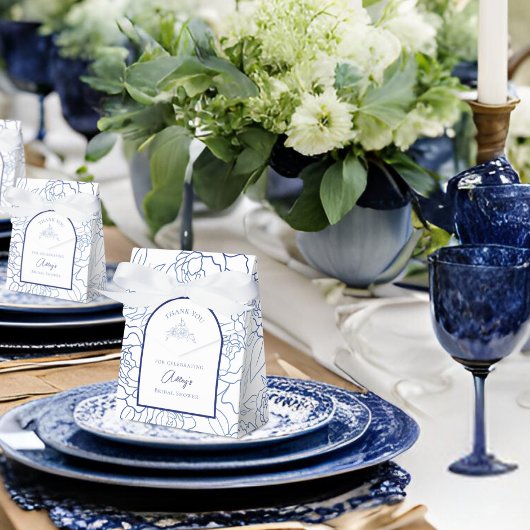 Iets Bluws voor ik trouw Bloemige Bruidsbad Bedankdoosjes