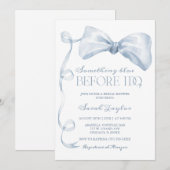 Iets Bluws voor ik Trouw Bruidsfeest Kaart (Voorkant / Achterkant)