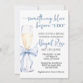Iets Bluws voor ik trouw Bruidsshow Uitnodiging (Voorkant)