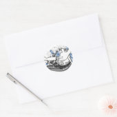Iets breken ronde sticker (Envelop)