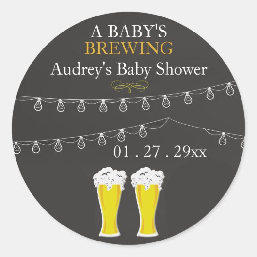 Iets brouwt Sticker (Voorkant)