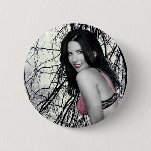 Iets dat deze kant op ging ronde button 5,7 cm (Voorkant)