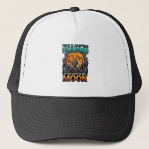 Iets dat maan Halloween Zombie Hand Graf hekserij Trucker Pet