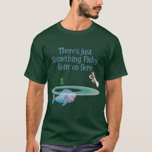 Iets dat op grappig Gevist tandvlees gaat vissen T-shirt