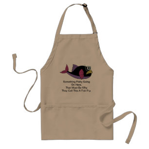 Iets Fishy Apron Standaard Schort