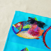 Iets Fishy Beach Towel Strandlaken (In situ)