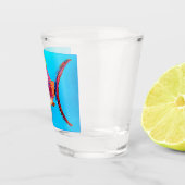 Iets Fishy Shot Glass Glas (Rechts)