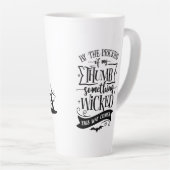 Iets geschopt latte mok (Rechterhoek)